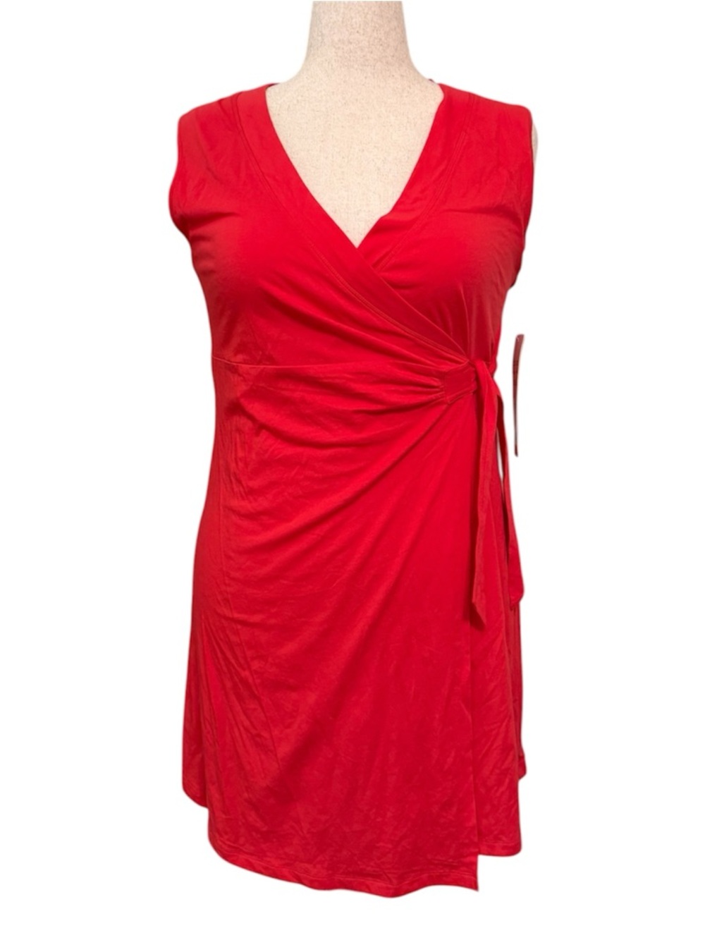 Lolë Eleanor red wrap dress XL NWT